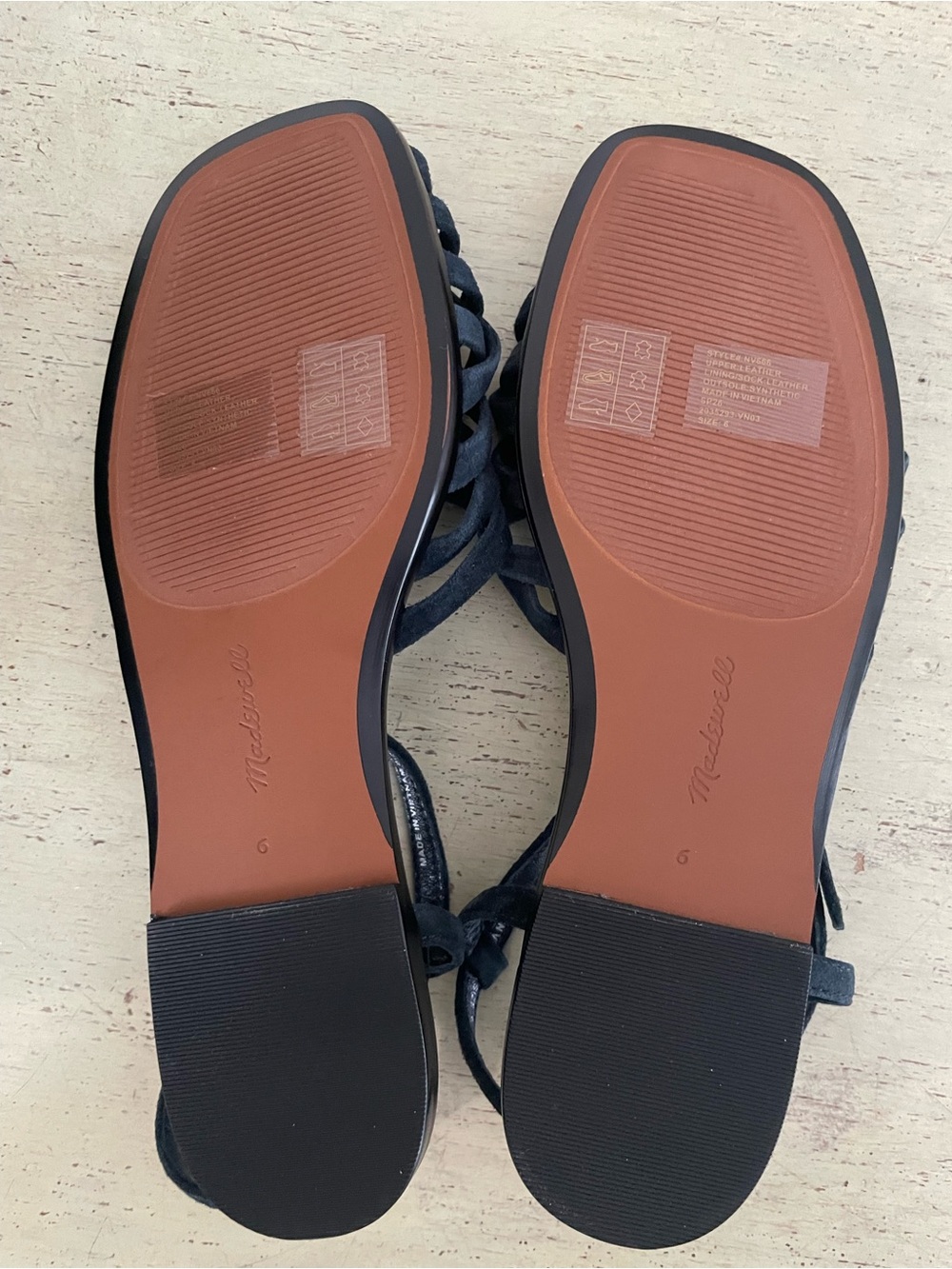 MADEWELL The Milano Fisherman Sandal in Juniper Berry Size 6 NWOB $138 NV666 - Picture 9 of 9